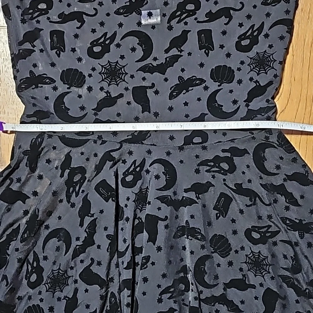 Collectif Spooky Mesh Dress - Picture 7 of 12